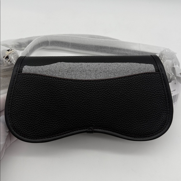 Coach Wavy Dinky Crossbody Shoulder Bag In Coachtopia Leather Black - Picture 2 of 16